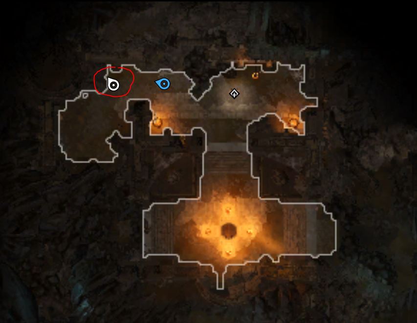 Location of the Fort Joy Magic Mirror on the map