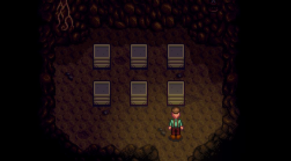 The mushroom cave in stardew valley