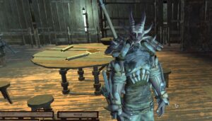 The police chief in Kenshi where you can turn in bounties. AI cores can get you as much money as bounties