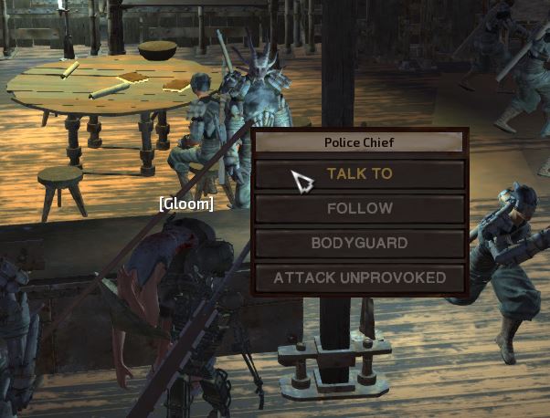 Talk to the police chief in Kenshi to turn in your bounty