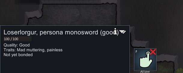A persona monosword. A powerful melee weapon found in an ancient danger