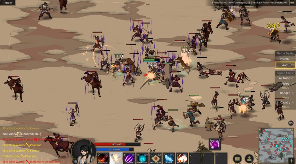 An in-game screenshot of Sands of salzaar, a game like Kenshi