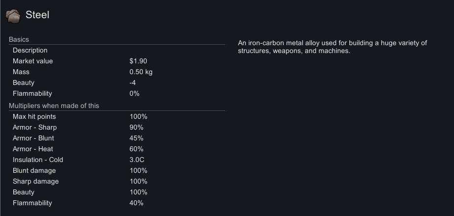 steel Info sheet. How to get steel and what can you use steel for? Rimworld