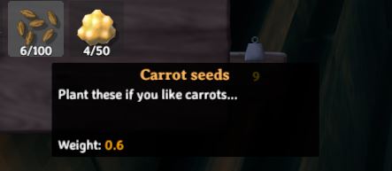 Plant these if you like carrots carrot seeds valheim
