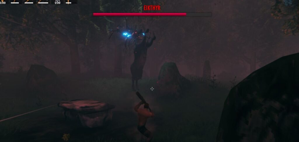 an in-game image of Eikthyr the first forsaken