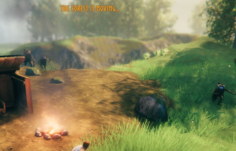 The forest is moving Valheim