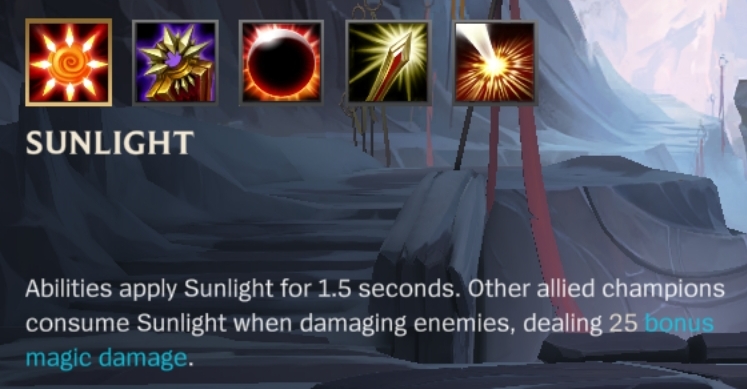 Sunlight is the passive ability for Leona in league of legends wild rift and can help with the best build