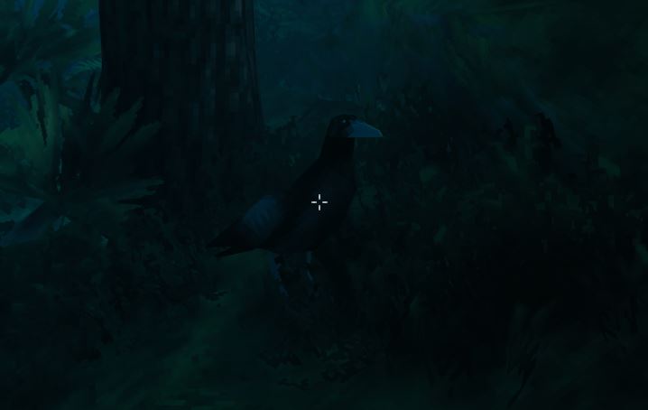 Killing ravens to get features as loot in Valheim