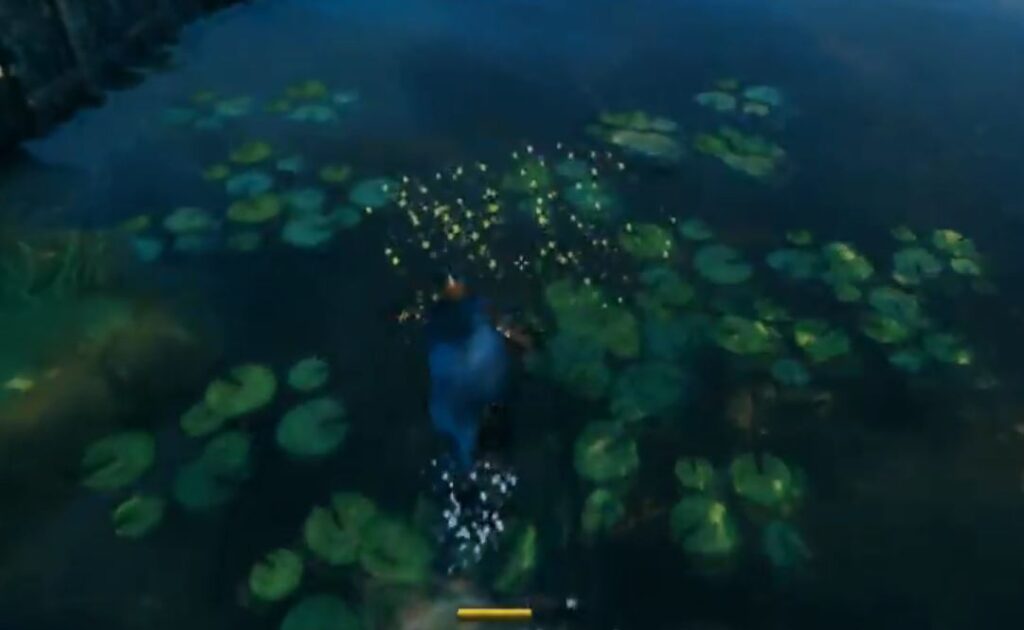 A redditer growing lily pads in Valheim using the cultivator