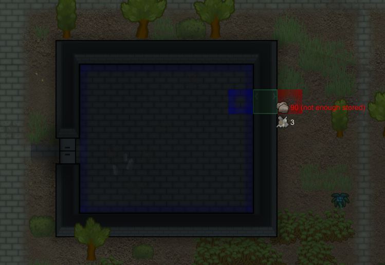Adding a cooler to a freezer in Rimworld