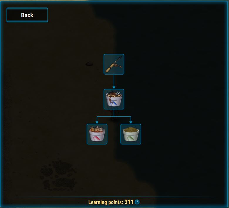 unlocking fishing and bait in the technologies tab in Cryofall