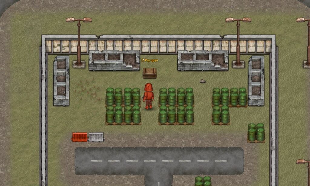 Looking for seeds in the ruins in Cryofall