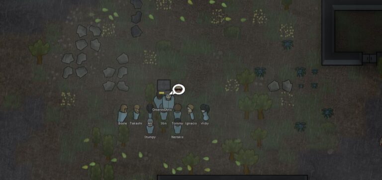 colonists performing a scarification ritual