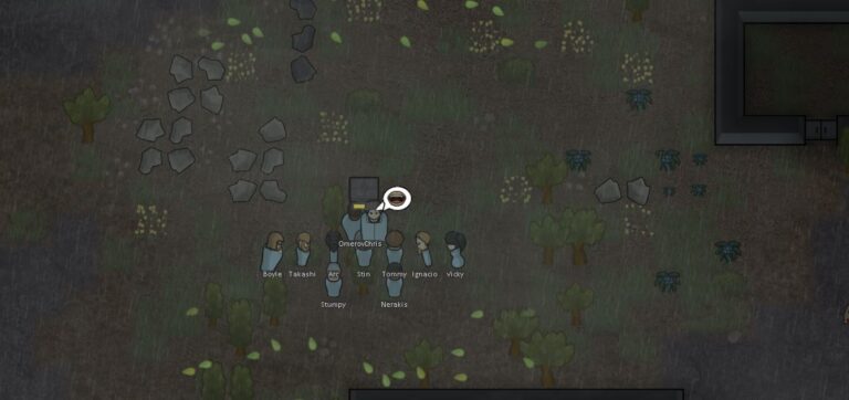 colonists performing a scarification ritual