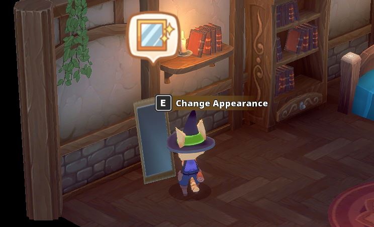 Changing your character's appearance in Kitaria Fables