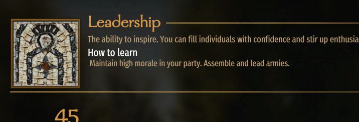 The ways in which you can learn leadership in bannerlord