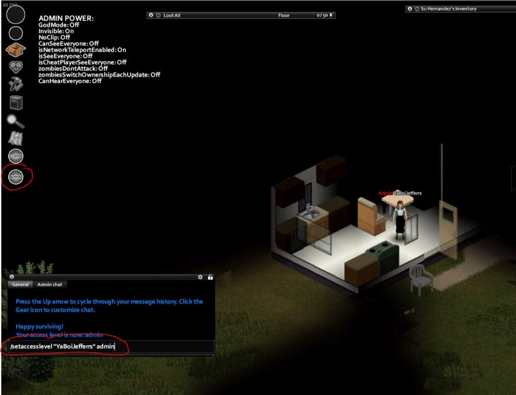 Getting the admin panel to show in Project Zomboid Build 41