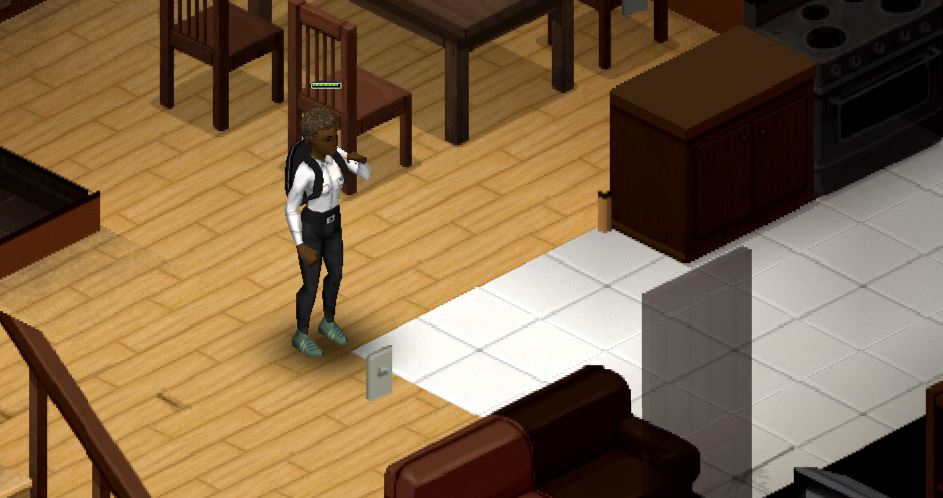 Getting rid of the anxious moodle in project zomboid by smoking cigarettes. Reducing stress