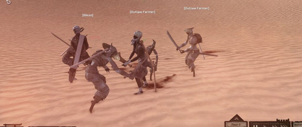 Attacking other characters in Kenshi