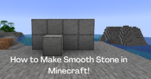 an image in minecraft showing a smooth stone wall