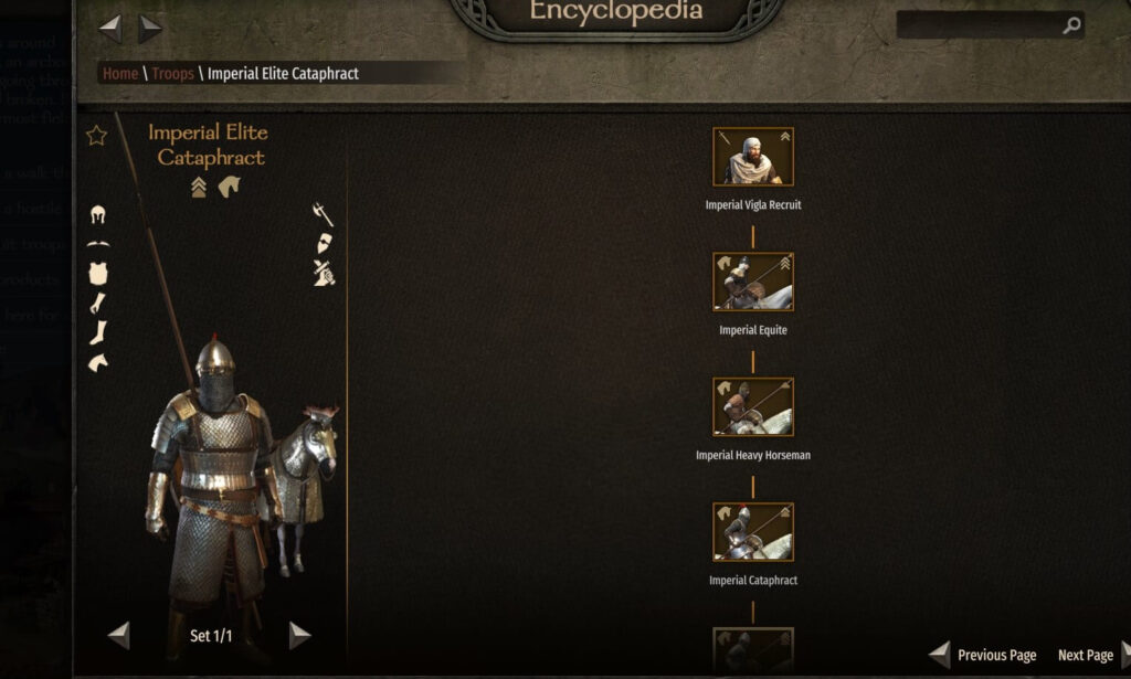 Showing the Imperial Elite Cataphract in mount and blade bannerlord